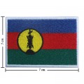 New Caledonia Nation Flag Style-1 Embroidered Iron On Patch