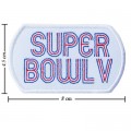 Super Bowl V 1970 Style-5 Embroidered Iron On Patch