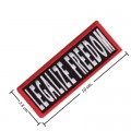 Legalize Freedom Style-1 Embroidered Iron On Patch