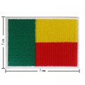 Benin Nation Flag Style-1 Embroidered Iron On Patch