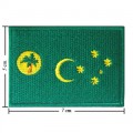 Cocos Keeling Nation Flag Style-1 Embroidered Iron On Patch