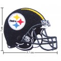 Pittsburgh Steelers Helmet Style-1 Embroidered Iron On Patch