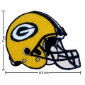 Green Bay Packers Helmet Style-1 Embroidered Iron On Patch