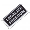 Legalize Freedom Style-2 Embroidered Iron On Patch