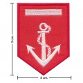 US Army Stripe Style-5 Embroidered Iron On Patch