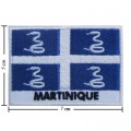 Martinique Nation Flag Style-1 Embroidered Iron On Patch