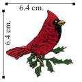 Cardinal Style-1 Embroidered Iron On Patch