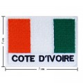 Cote D Ivoire Nation Flag Style-2 Embroidered Iron On Patch