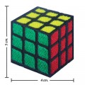 Rubic Rubix Rubik's Rubics Style-1 Embroidered Iron On Patch