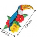 Toucan Style-2 Embroidered Iron On Patch