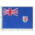 Anguilla Nation Flag Style-1 Embroidered Iron On Patch