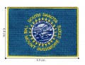 South Dakota State Flag Embroidered Iron On Patch