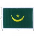 Mauritania Nation Flag Style-1 Embroidered Iron On Patch