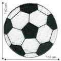 Soccer Ball Embroidered Iron On Patch
