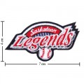 Saskatoon Legends Style-1 Embroidered Iron On Patch