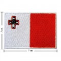 Malta Nation Flag Style-1 Embroidered Iron On Patch