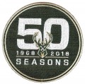 Milwaukee Bucks Style-5 Embroidered Iron On Patch