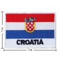 Croatia Nation Flag Style-2 Embroidered Iron On Patch