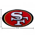 San Francisco 49ers Style-1 Embroidered Iron On Patch