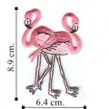 Flamingo Bird Style-3 Embroidered Iron On Patch