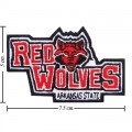 Arkansas State Red Wolves Style-1 Embroidered Iron On Patch