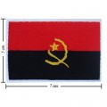 Angola Nation Flag Style-1 Embroidered Iron On Patch