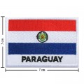 Paraguay Nation Flag Style-2 Embroidered Iron On Patch