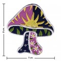 Colorful Magic Mushroom Sign Style-6 Embroidered Iron On Patch