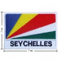 Seychelles Nation Flag Style-2 Embroidered Iron On Patch