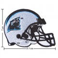 Carolina Panthers Helmet Style-1 Embroidered Iron On Patch