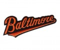 Baltimore Orioles Style-2 Embroidered Iron On Patch