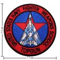 US Navy Fighter Weapons School Top Gun Style-2 Embroidered Iron On Patch