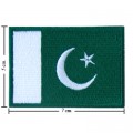 Pakistan Nation Flag Style-1 Embroidered Iron On Patch