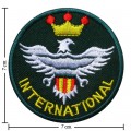 International Embroidered Iron On Patch
