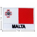 Malta Nation Flag Style-2 Embroidered Iron On Patch