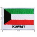 Kuwait Nation Flag Style-2 Embroidered Iron On Patch