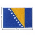 Bosnia Herzegovina Nation Flag Style-1 Embroidered Iron On Patch