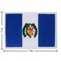 Guatemala Nation Flag Style-1 Embroidered Iron On Patch