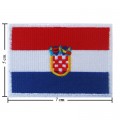 Croatia Nation Flag Style-1 Embroidered Iron On Patch