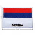 Serbia Nation Flag Style-2 Embroidered Iron On Patch