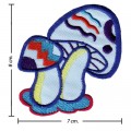Colorful Magic Mushroom Sign Style-8 Embroidered Iron On Patch