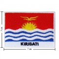 Kiribati Nation Flag Style-2 Embroidered Iron On Patch