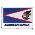 American Samoa Nation Flag Style-2 Embroidered Iron On Patch