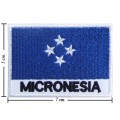 Micronesia Nation Flag Style-1 Embroidered Iron On Patch