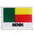 Benin Nation Flag Style-2 Embroidered Iron On Patch