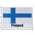 Finland Nation Flag Style-2 Embroidered Iron On Patch