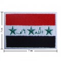 Iraq Nation Flag Style-1 Embroidered Iron On Patch