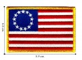American Flag Style-10 Embroidered Iron On Patch
