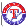 Texas Rangers Style-1 Embroidered Iron On Patch