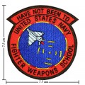 US Navy Fighter Weapons School Top Gun Style-3 Embroidered Iron On Patch